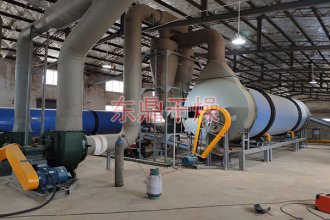 湖南羅漢果渣烘干機(jī)建造完成